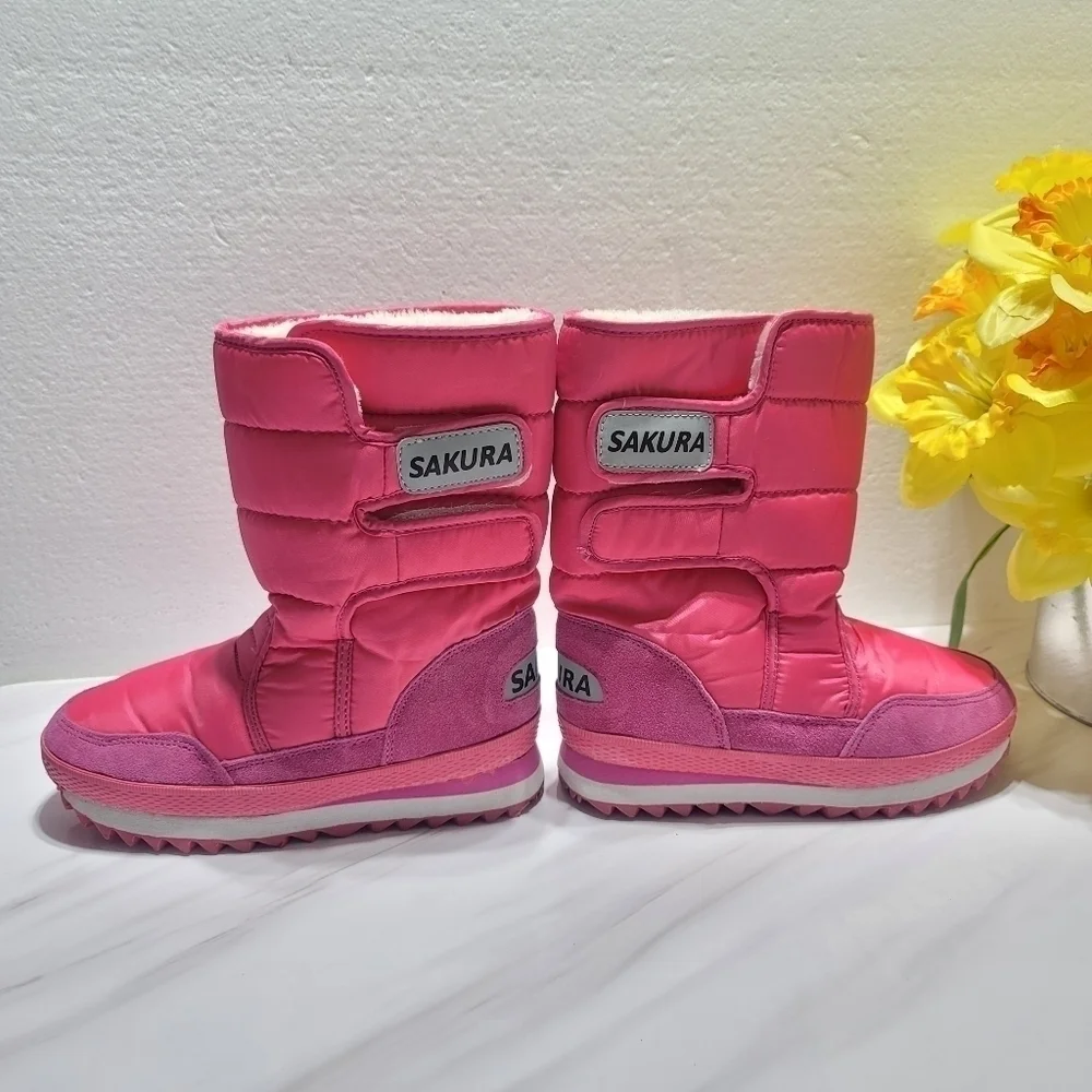 SAKURA WOMEN PINK BOOTS SZ.36